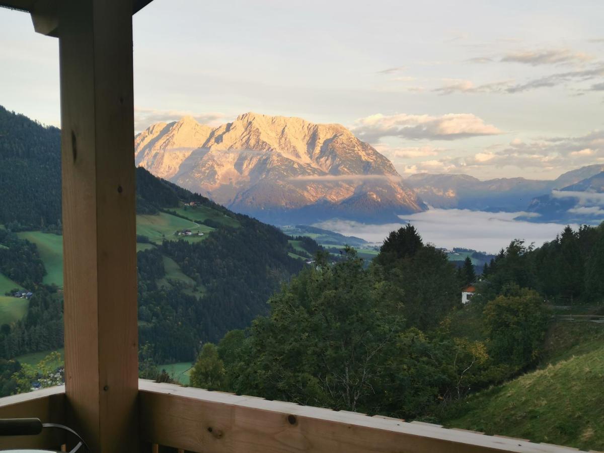Ferienwohnung Bergblick Hollnhof Donnersbach Exterior foto